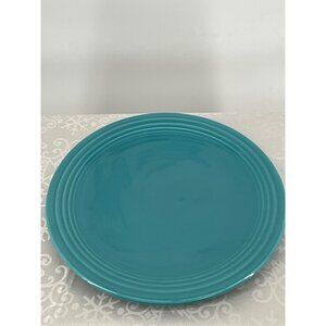 Fiesta Plater‎ Turquoise Ceramic 12.25” Made In USA